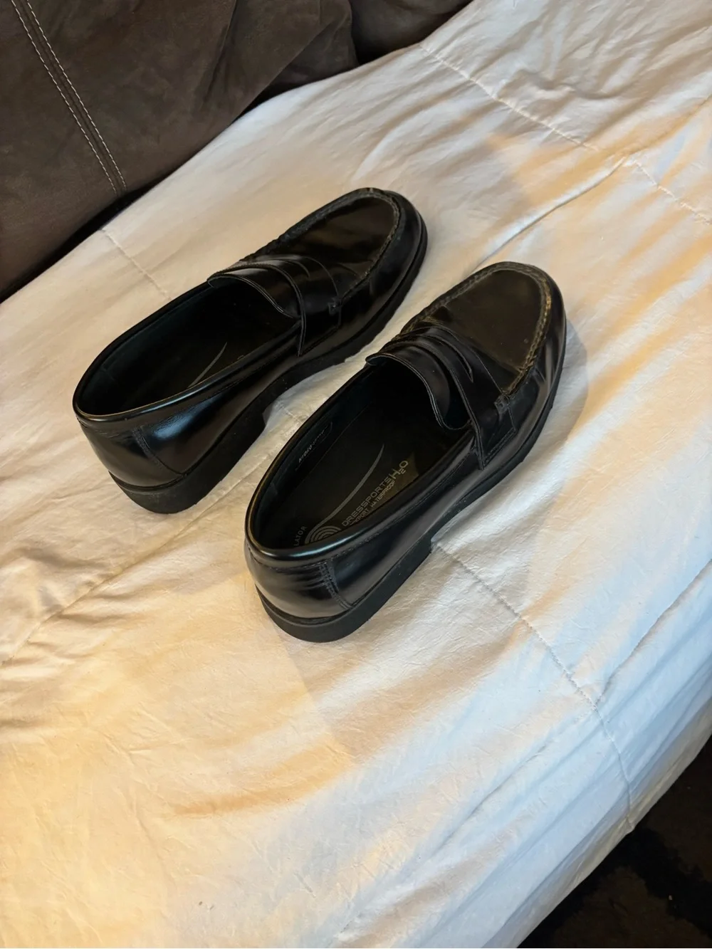 Rockport Classic Black Leather Men’s Penny Loafers
